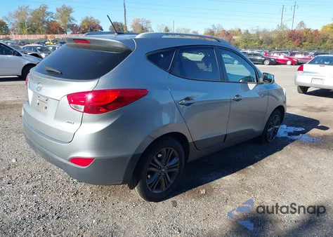 2014 Hyundai Tucson Se из США, поврежденный, VIN KM8JUCAG3EU895551